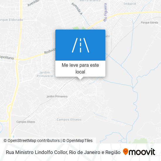 Rua Ministro Lindolfo Collor mapa