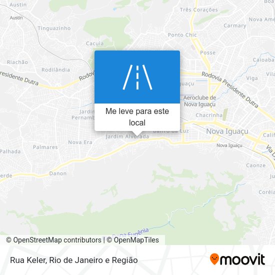 Rua Keler mapa