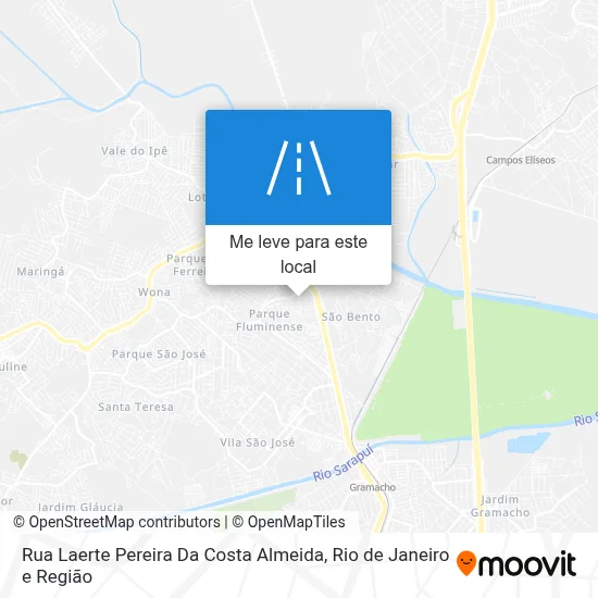 Rua Laerte Pereira Da Costa Almeida mapa