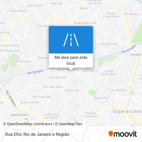 Rua Efor mapa