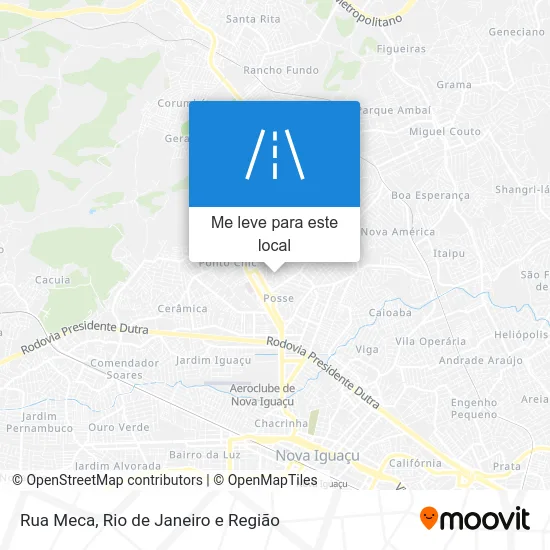 Rua Meca mapa