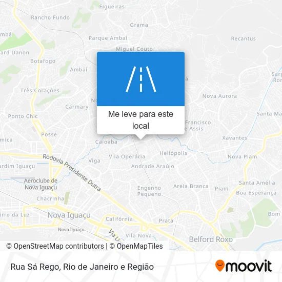 Rua Sá Rego mapa