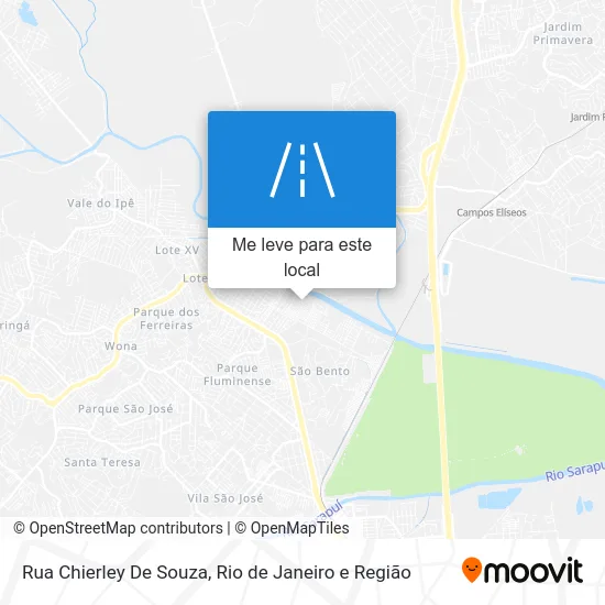 Rua Chierley De Souza mapa