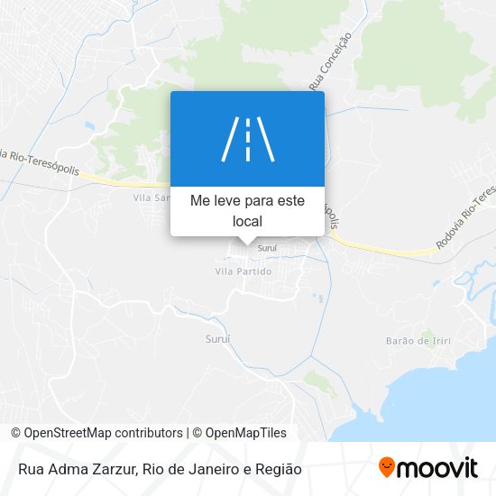 Rua Adma Zarzur mapa