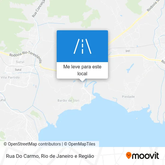 Rua Do Carmo mapa