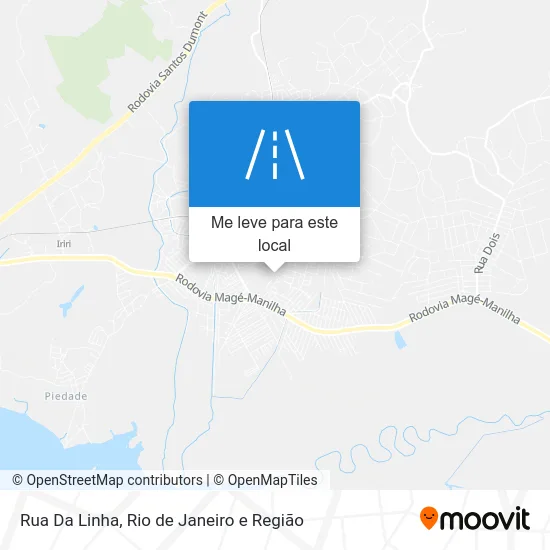 Rua Da Linha mapa