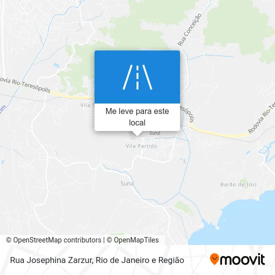Rua Josephina Zarzur mapa