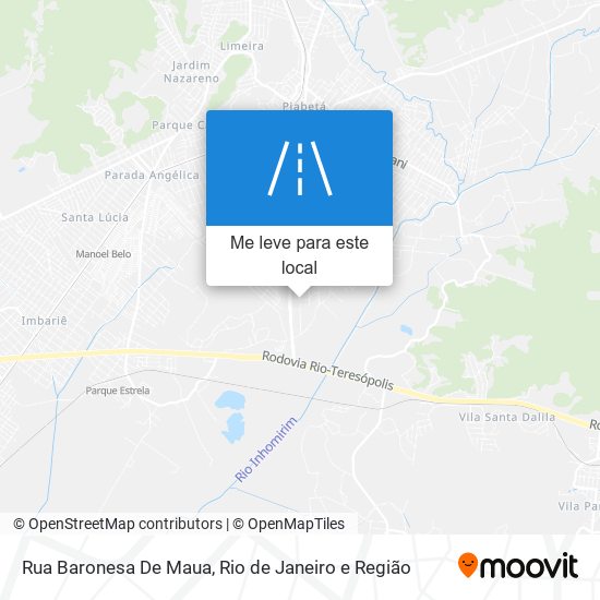 Rua Baronesa De Maua mapa