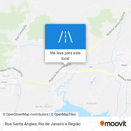 Rua Santa Anglea mapa