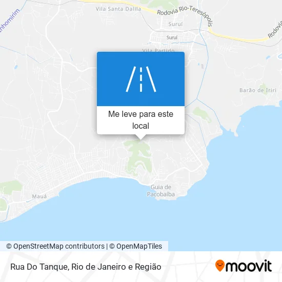 Rua Do Tanque mapa