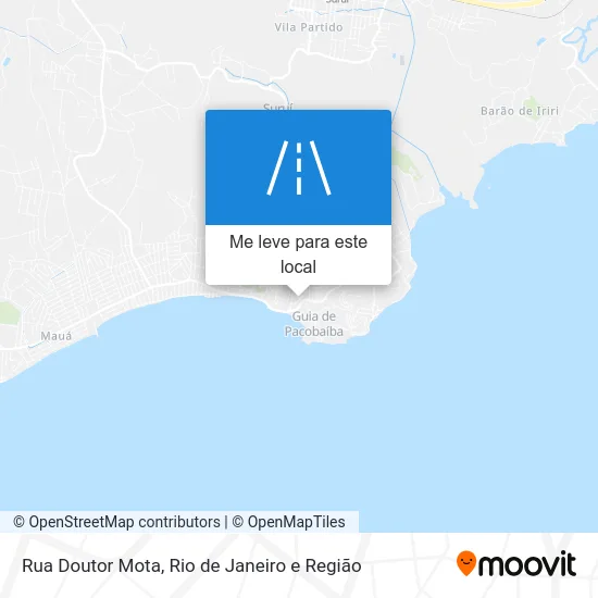 Rua Doutor Mota mapa