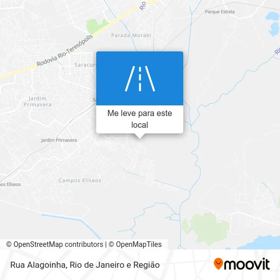 Rua Alagoinha mapa
