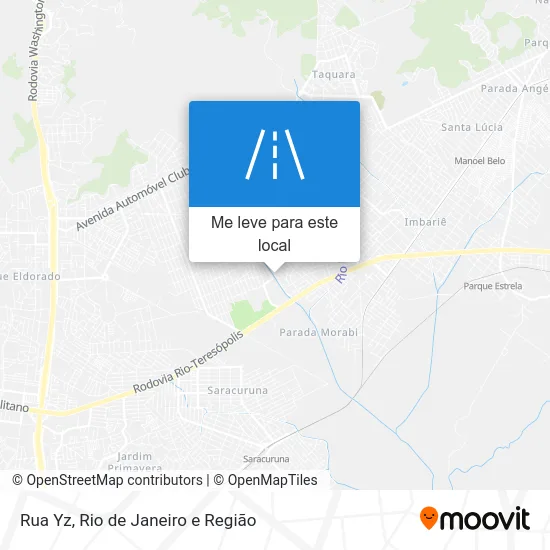 Rua Yz mapa