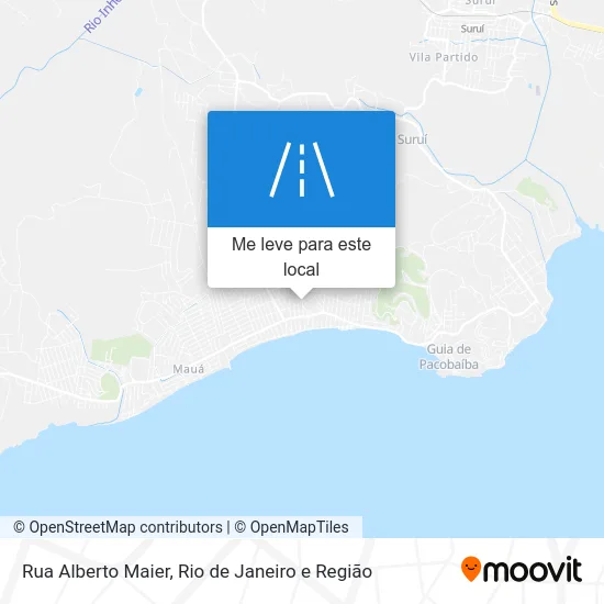 Rua Alberto Maier mapa