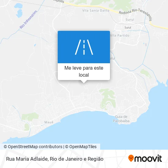 Rua Maria Adlaide mapa
