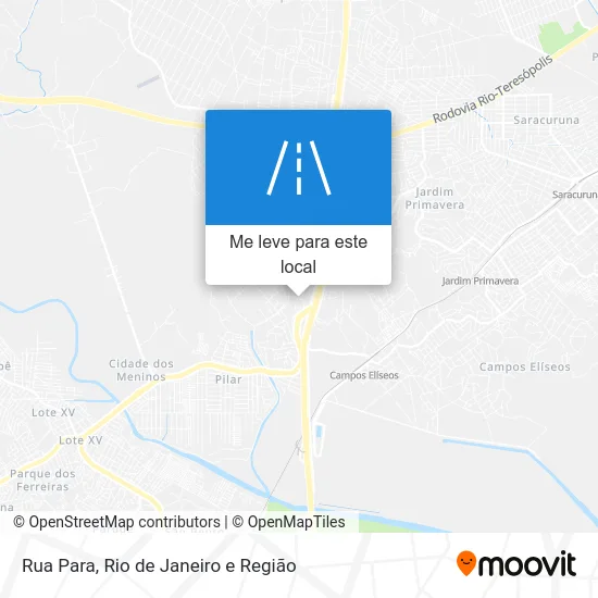 Rua Para mapa