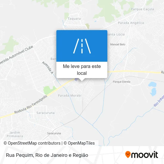Rua Pequim mapa