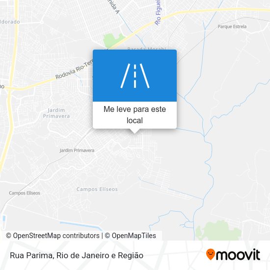 Rua Parima mapa