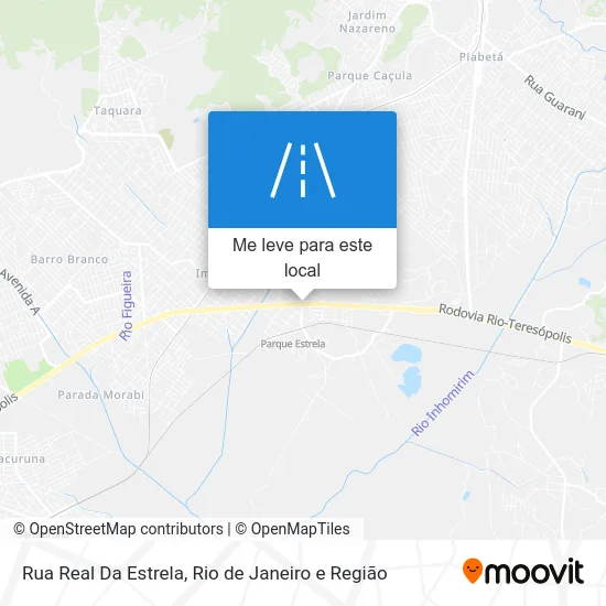 Rua Real Da Estrela mapa