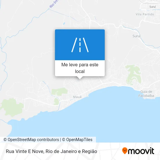 Rua Vinte E Nove mapa
