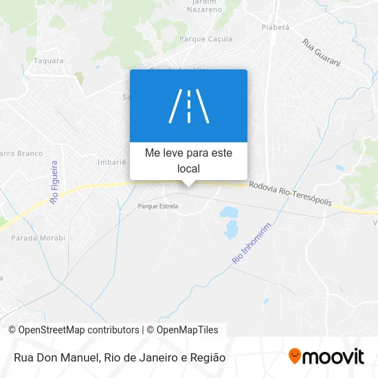 Rua Don Manuel mapa