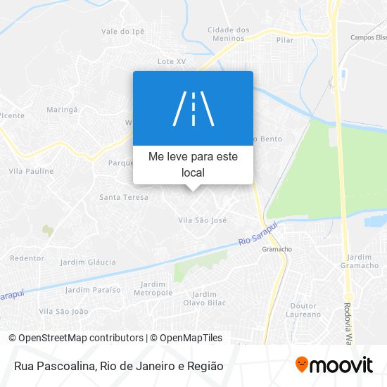 Rua Pascoalina mapa