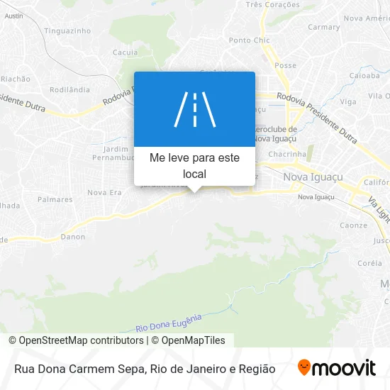 Rua Dona Carmem Sepa mapa