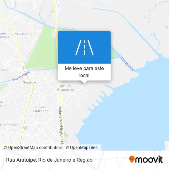 Rua Aratuipe mapa