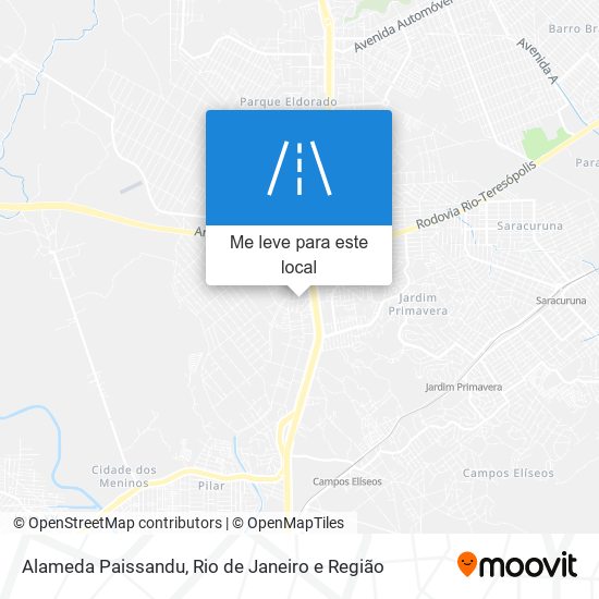 Alameda Paissandu mapa