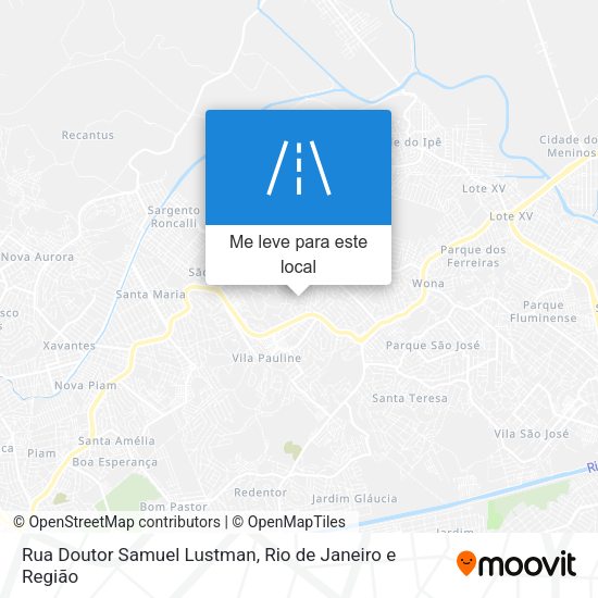 Rua Doutor Samuel Lustman mapa