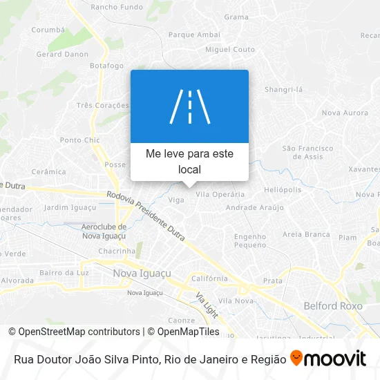 Rua Doutor João Silva Pinto mapa