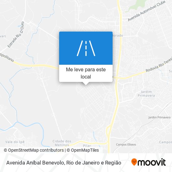 Avenida Aníbal Benevolo mapa