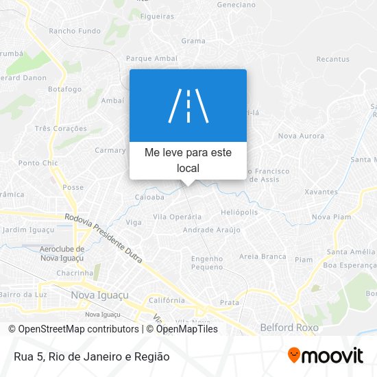 Rua 5 mapa