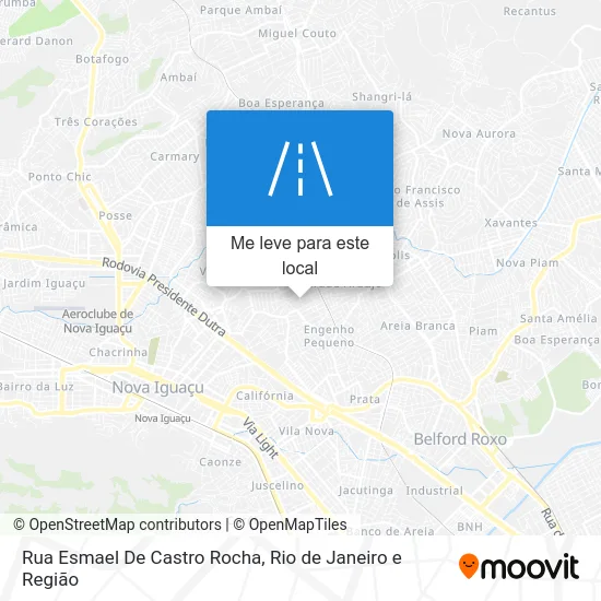 Rua Esmael De Castro Rocha mapa