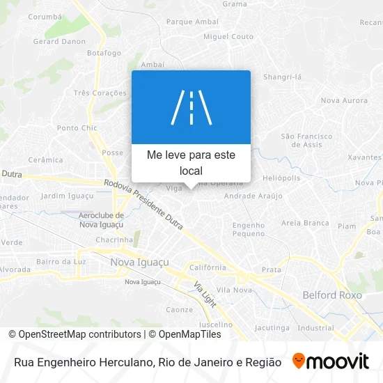 Rua Engenheiro Herculano mapa