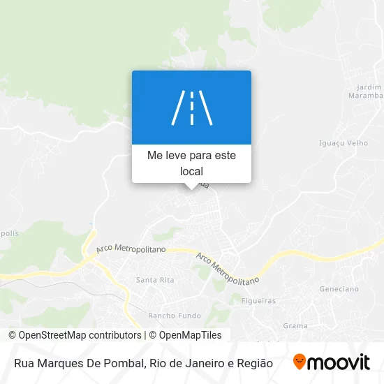 Rua Marques De Pombal mapa