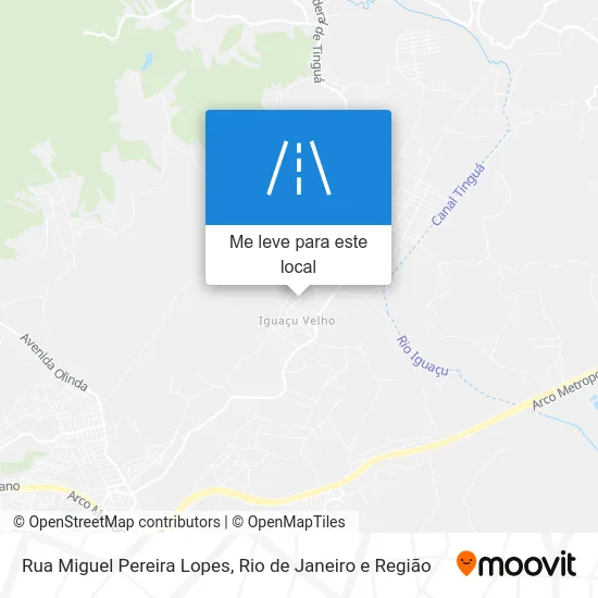 Rua Miguel Pereira Lopes mapa