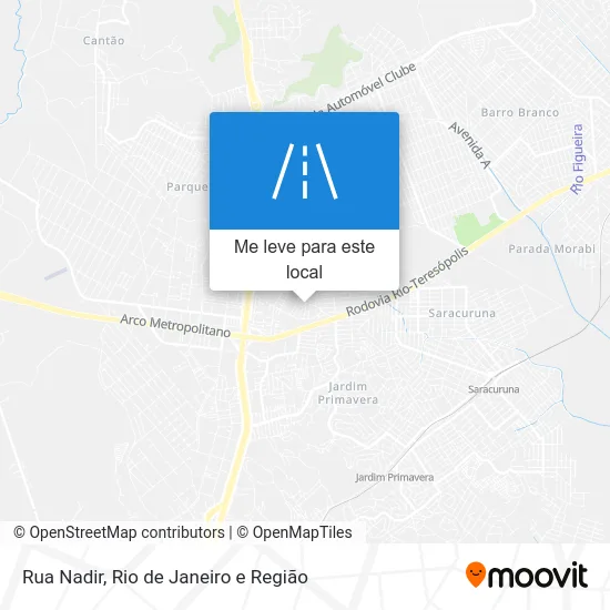 Rua Nadir mapa