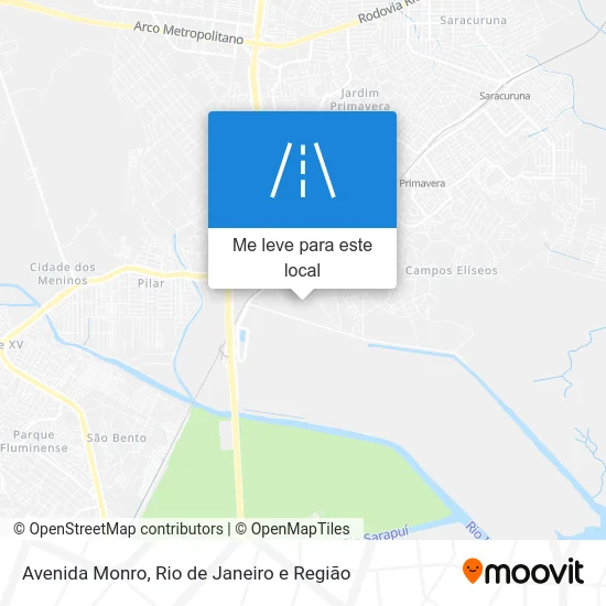 Avenida Monro mapa