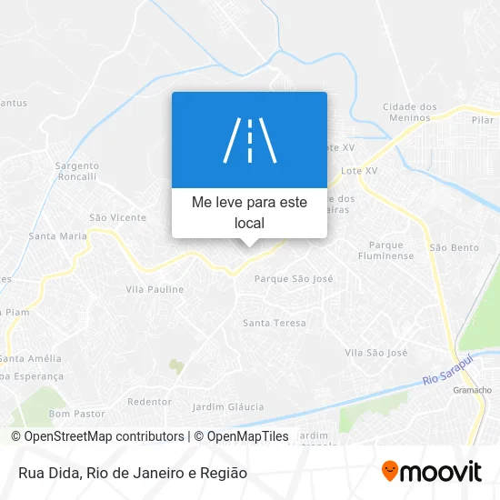 Rua Dida mapa