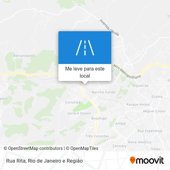 Rua Rita mapa