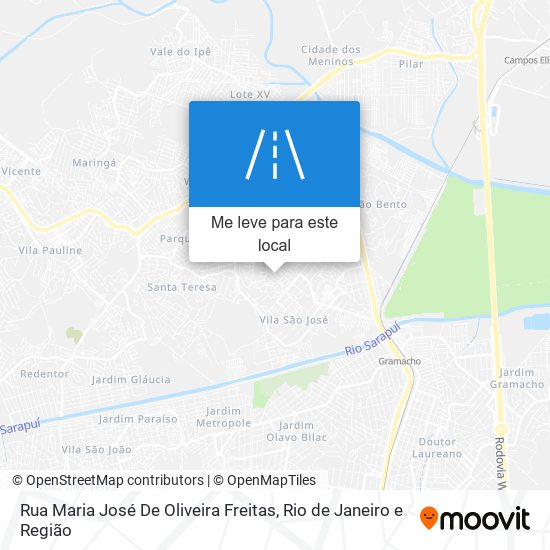 Rua Maria José De Oliveira Freitas mapa