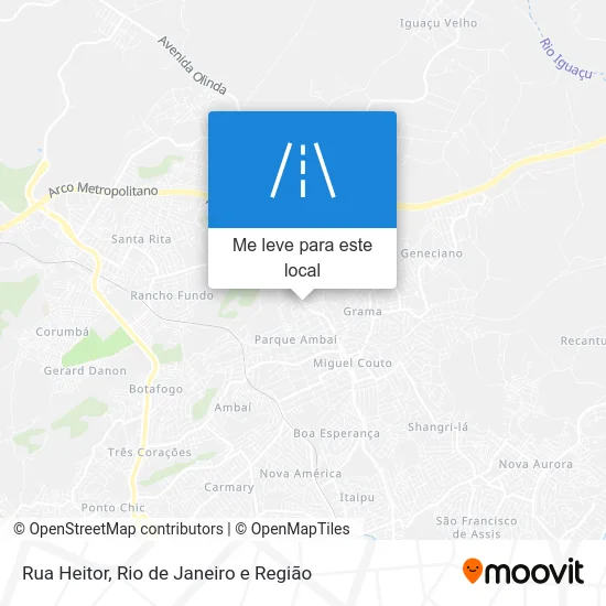 Rua Heitor mapa