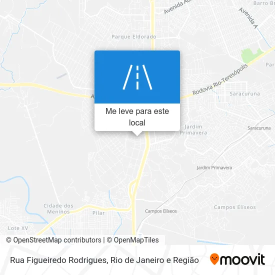 Rua Figueiredo Rodrigues mapa