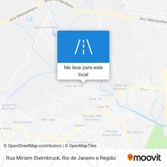 Rua Miriam Steimbruck mapa