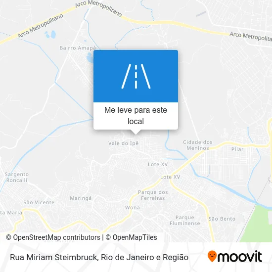 Rua Miriam Steimbruck mapa