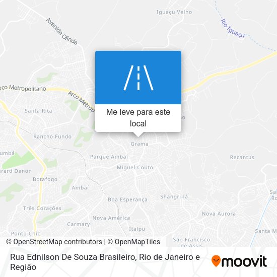 Rua Ednilson De Souza Brasileiro mapa
