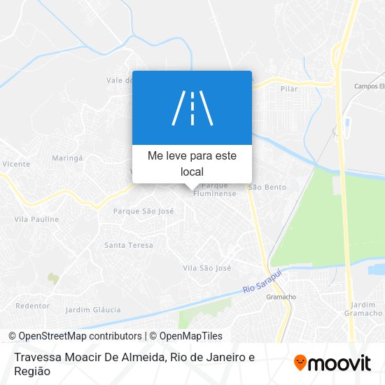 Travessa Moacir De Almeida mapa
