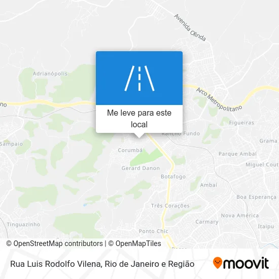 Rua Luis Rodolfo Vilena mapa