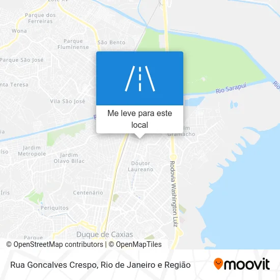 Rua Goncalves Crespo mapa
